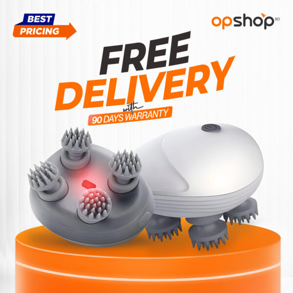Red Light Scalp Massager - ( ORIGINAL ) - 90 Days Warranty